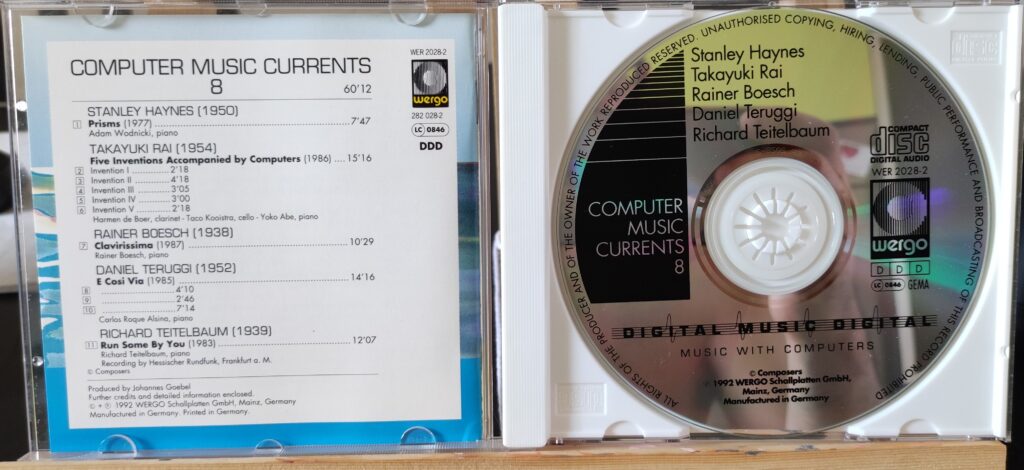 Computer Music Currents Vol. 8