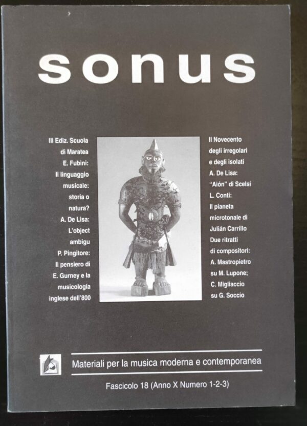 AA. VV. - Sonus: materiali per la musica contemporanea