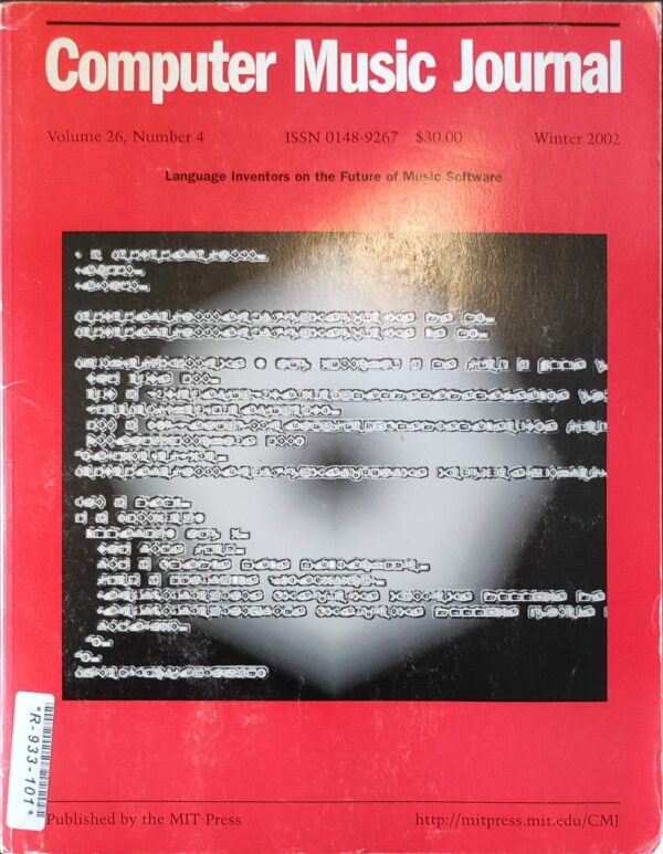 AA. VV. - Computer Music Journal Volume 26 numero 4