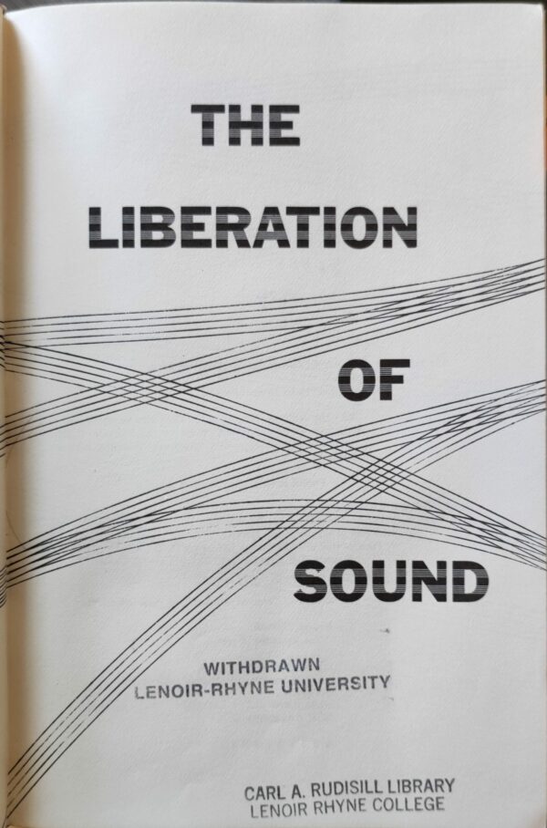 Herbert Russcol - The Liberation of Sound: An introduction to Electronic Music