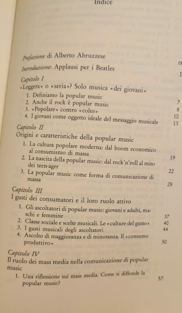 Popular Music e Comunicazioni di Massa