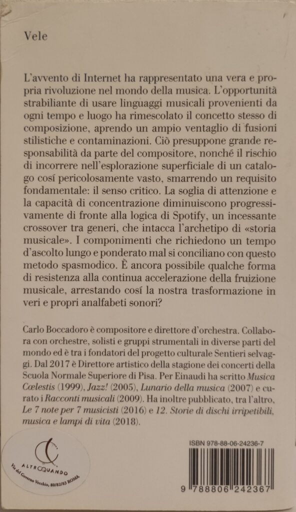 Carlo Boccadoro - Analfabeti sonori: musica e presente
