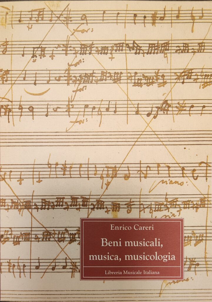 Beni musicali, musica, musicologia