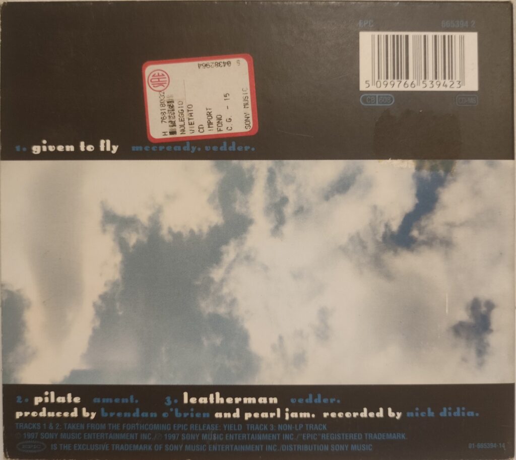 Pearl Jam: Given to Fly, Pilate, Leatherman