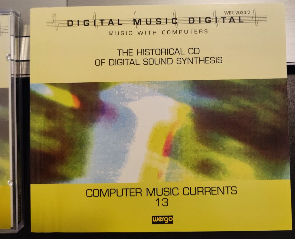 The Historical CD of Digital Sound Synthesis