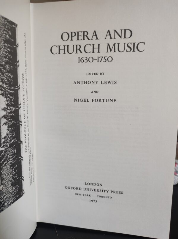 Aa Vv - The New Oxford History of Music, Vol. V: Opera and Church Music 1630-1750