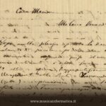 Lettera di Puccini alla madre: trascrizione e manoscritto originale del 1882